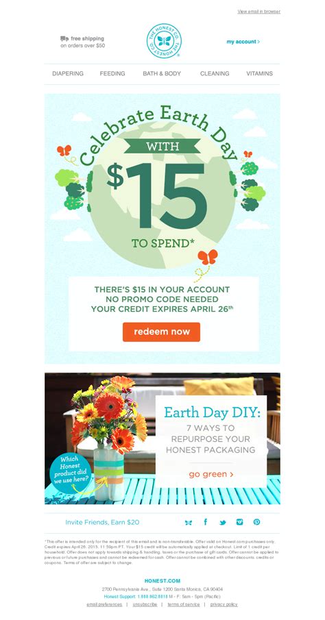 Earth Day Newsletter Template