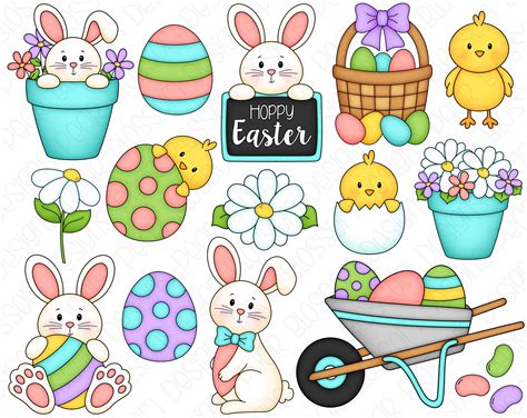 Easter Clip Arts Designs