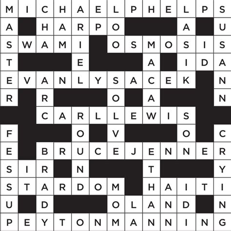 Easy Crossword Clues