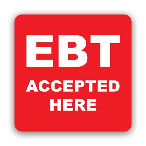 EBT accepted here