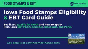 EBT Iowa Application Process