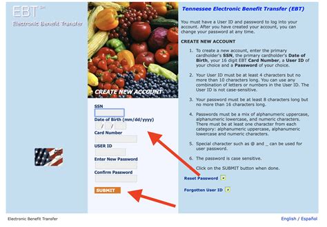 EBT Tennessee Online Application