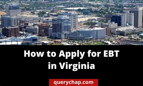 Description of EBT VA In-Person Application