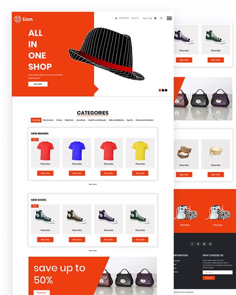 Ecommerce Website Template