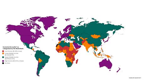 Economic Blank World Map