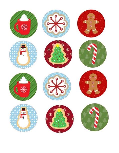 Edible Image Templates for Christmas Cookies