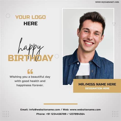 Editable Birthday Templates