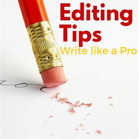 Editing Tips