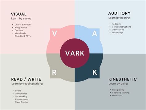 Education and VARK description