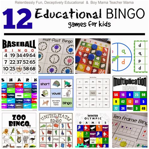 Using printable bingo cards 1-75 in education