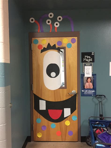 Educational monster doors printables