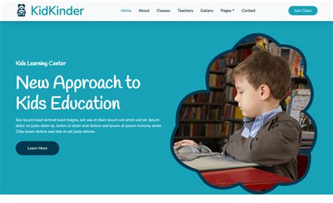 Educational Website Template