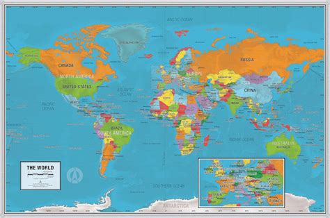 Educational Blank World Map