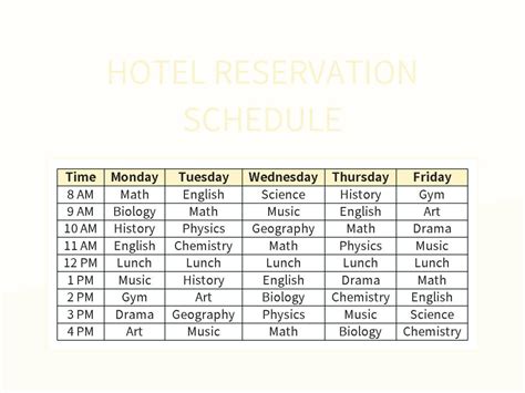 Benefits of Hotel Scheduling