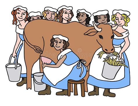 Eight Maids a-Milking