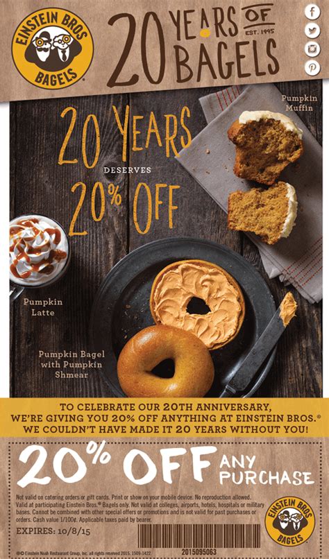 Einstein Bagels Coupons