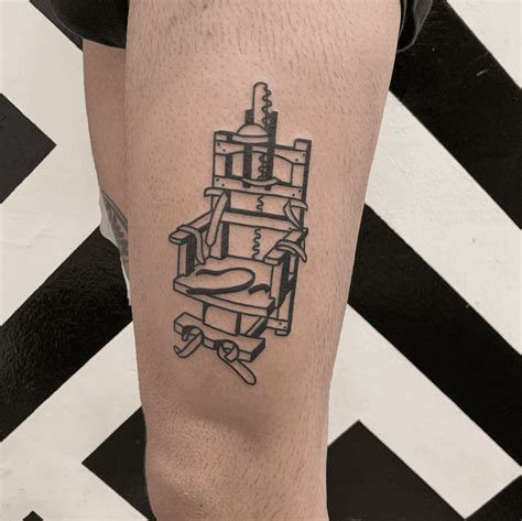 Electric Chair Tattoo Design 2