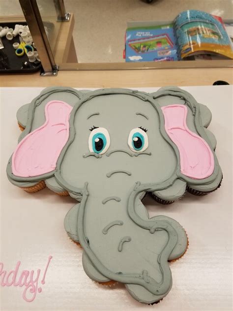 Elephant Cupcake Cake Ideas for Weddings