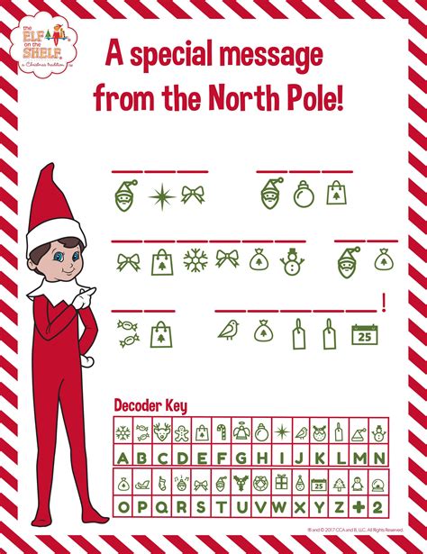 Elf Activity Sheets