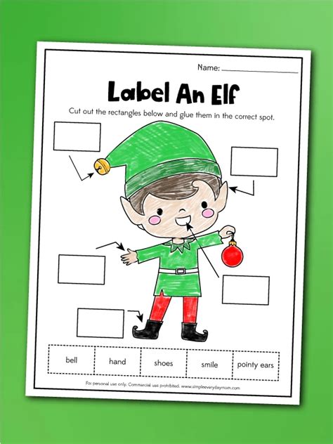 Elf Worksheets