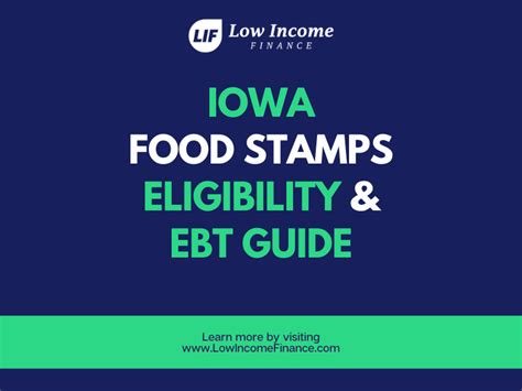 Eligibility Criteria for EBT Iowa