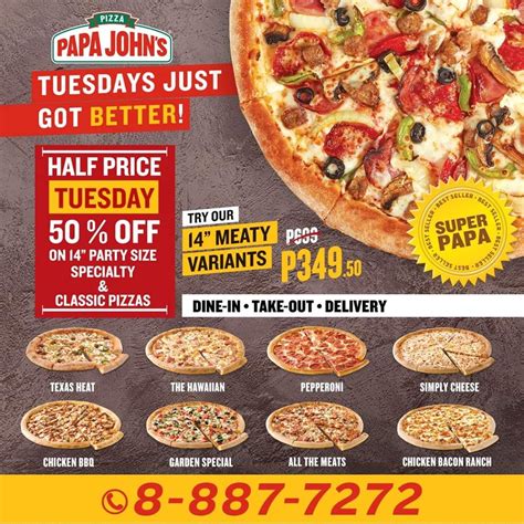 Eligible Food Items at Papa John's