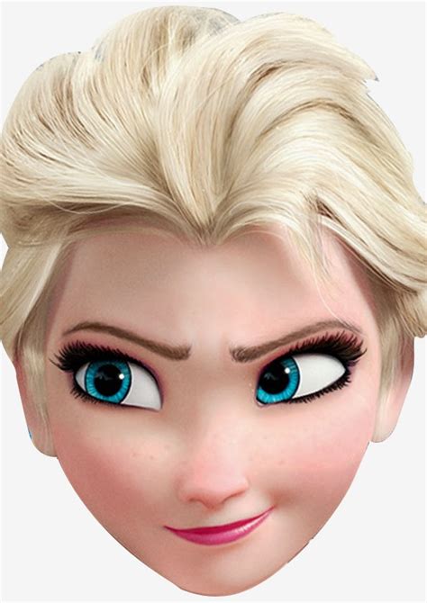 Elsa Face Template 7