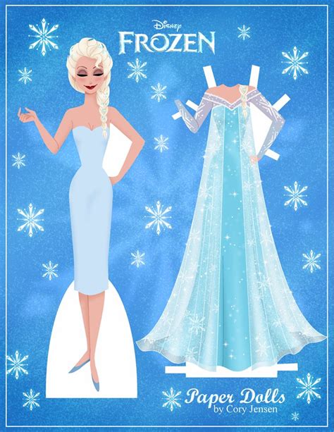 Elsa Paper Doll