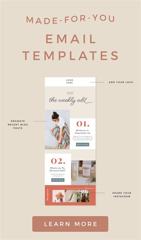 Email campaign templates