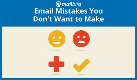 Email mistakes