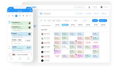 Employee scheduling app