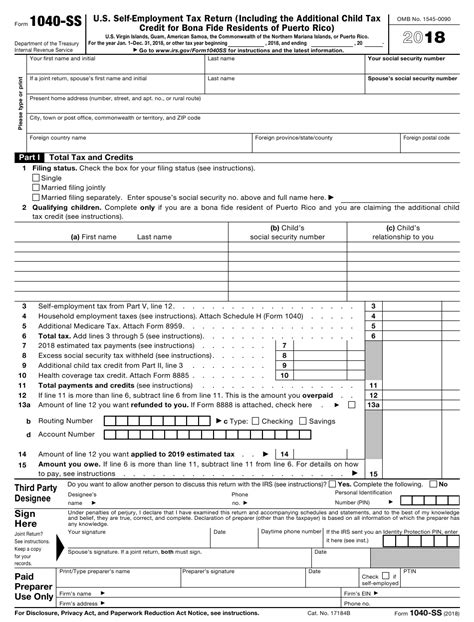 Description of Employment Tax Forms