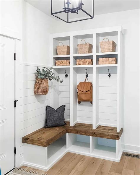 entryway storage for mail organization