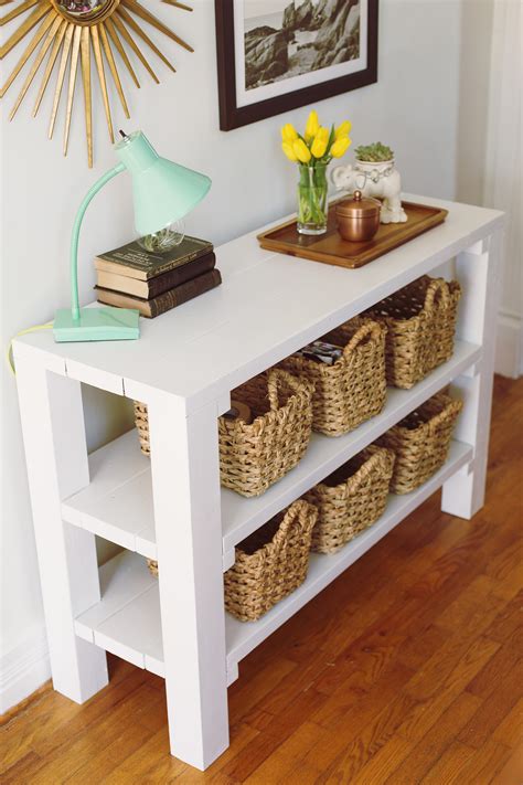 Entryway Storage and Mail Organization