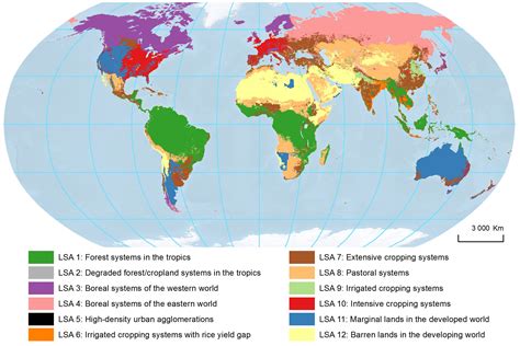 Environmental Maps of 7 Continents