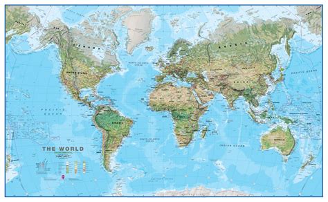 Environmental Blank World Map