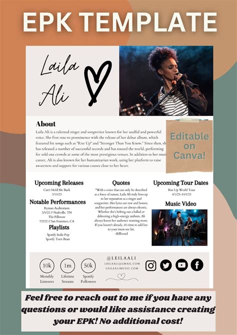 EPK Template Download