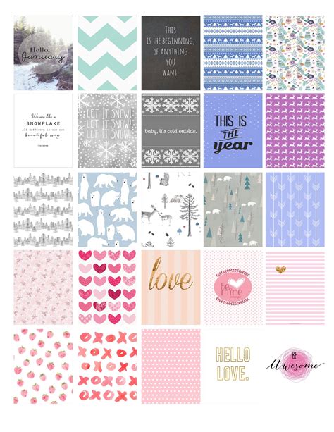 Erin Condren Sticker Printables