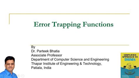 Error Trapping Functions Overview