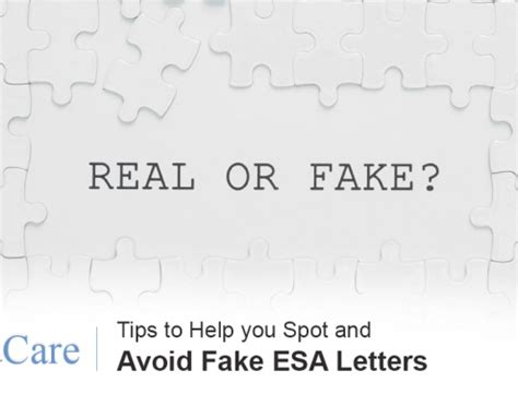 ESA Letter Tips