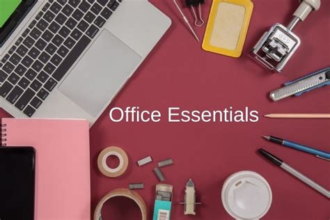 Essential Office Supplies Image