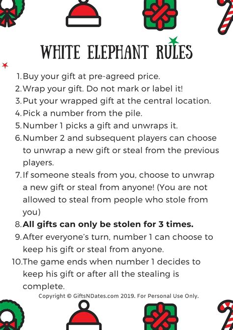 Essential Rules for White Elephant Gift Exchanges