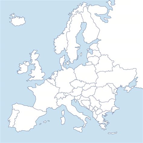 Europe Blank Map