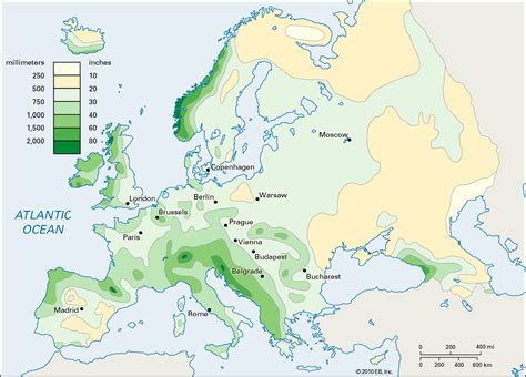 Europe Climate Map