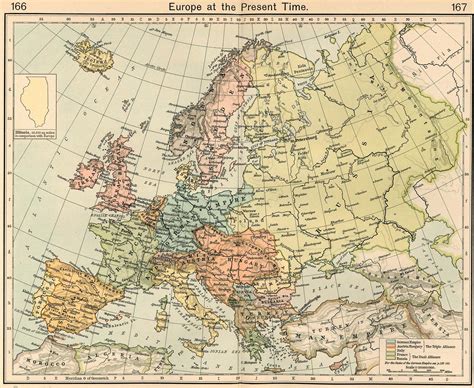 Europe historical map