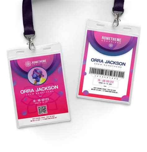 Event ID card template