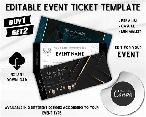 Event Ticket Templates