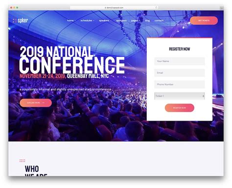 Event Website Template