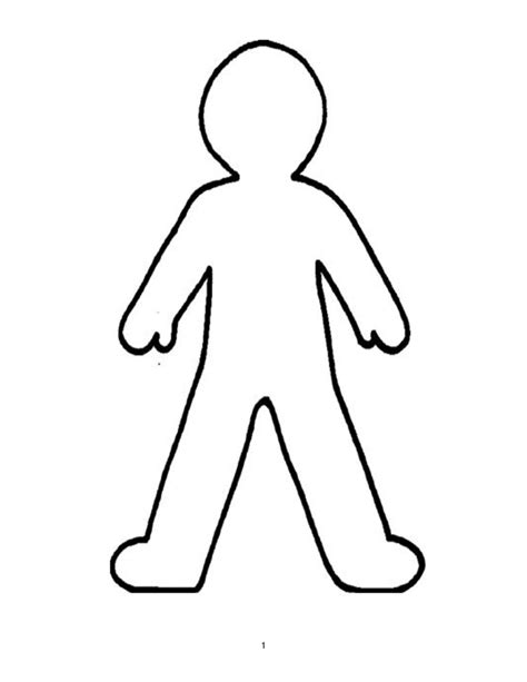 Examples of body outline templates