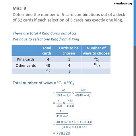 Excel Card Combinations for Maximum Effect